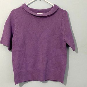 Never-worn Orvis short-sleeve sweater